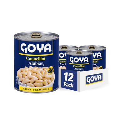 Goya Foods Cannellini Beans, 29 Ounce (Pack of 12)