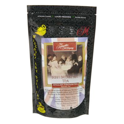 Metropolitan Tea Discovery Loose Tea Pack, Irish Breakfast English Favorite, 100gm