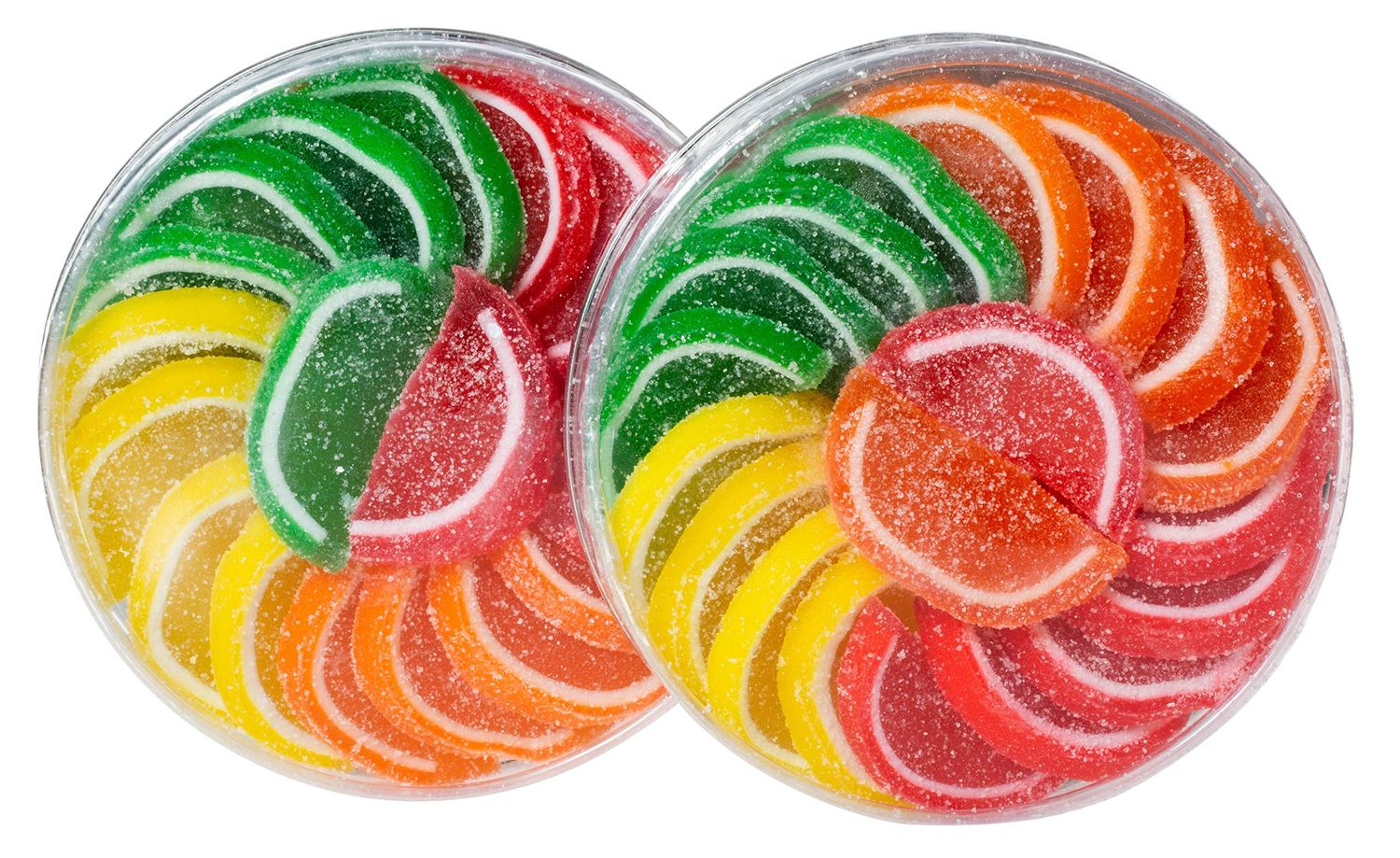 Boston Fruit Slices - SET OF TWO 11oz Acetate Circles - America&#39;s Original Fruit Slices - Vegan, Gluten Free, Completely Allergen Free!