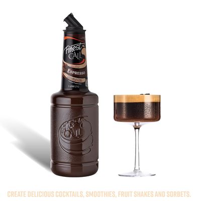 Finest Call Premium Espresso Martini Drink Mix, 1 Liter Bottle (33.8 Fl Oz), Individually Boxed