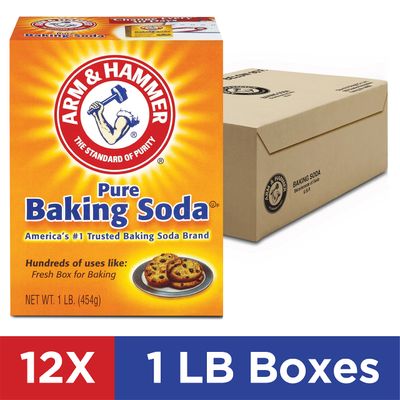 Arm &amp; Hammer Baking Soda, 1 Pound (Pack of 12)