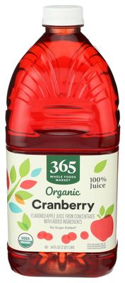 365 by Whole Foods Market, Organic Cranberry Juice Blend, 64 Fl Oz