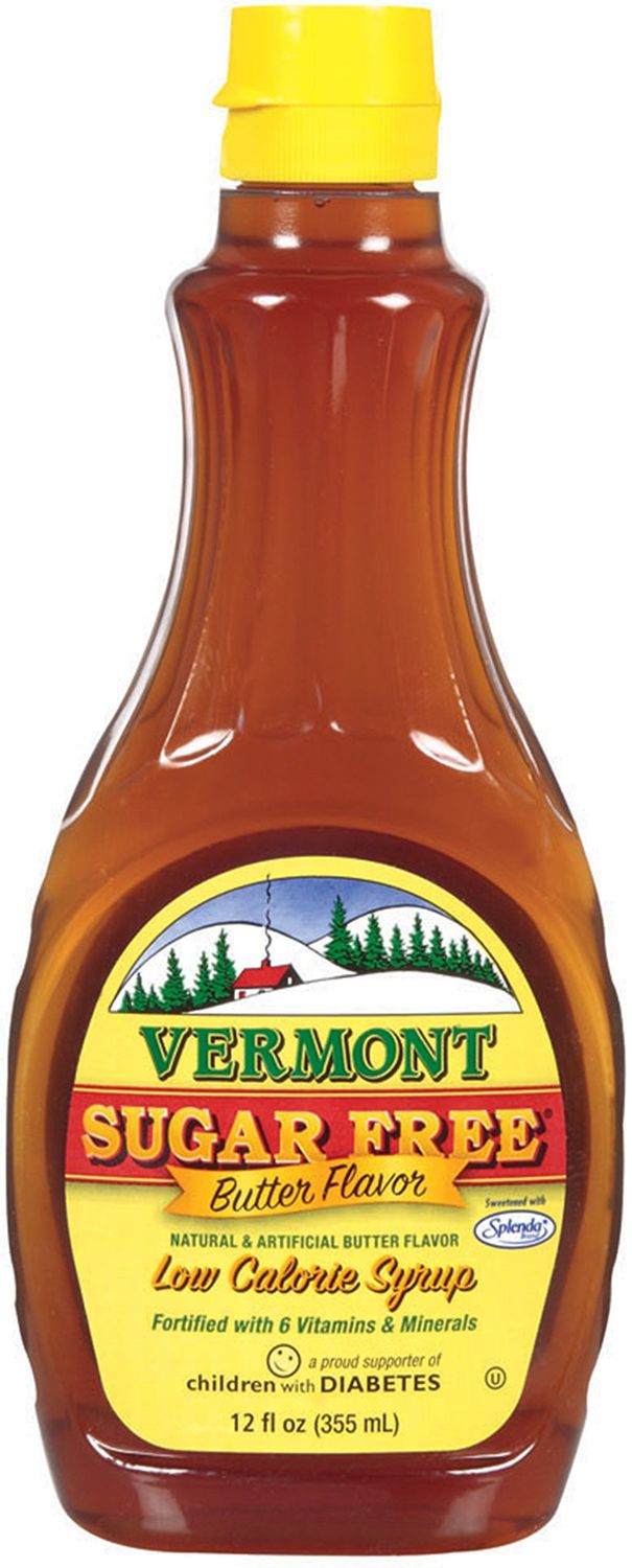 Maple Grove Farms, Vermont Butter Pancake Syrup with Vitamins, Sugar Free, 12 Ounce