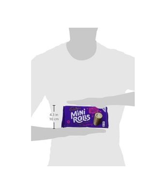 Cadbury Mini Rolls Raspberry 10 Pack