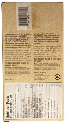 Jelina's Milk Chocolate Bar, Maple Crunch, 3.35 Ounce (Pack of 8)