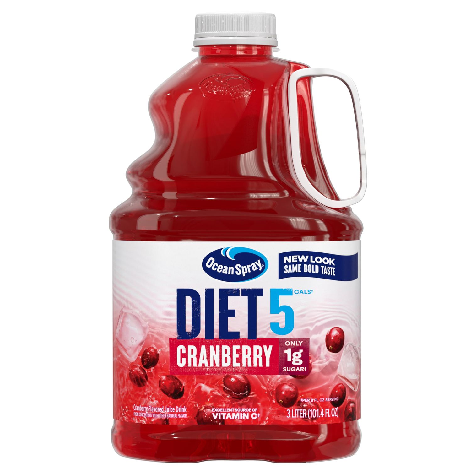 Ocean Spray Diet Cranberry Juice Drink, 101.4 Fl Oz Bottle (Pack of 6)