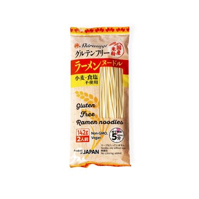 Gluten Free Ramen Noodles, 5.01 oz - made with rice and non-GMO corn, No colorants, additives, or sodium