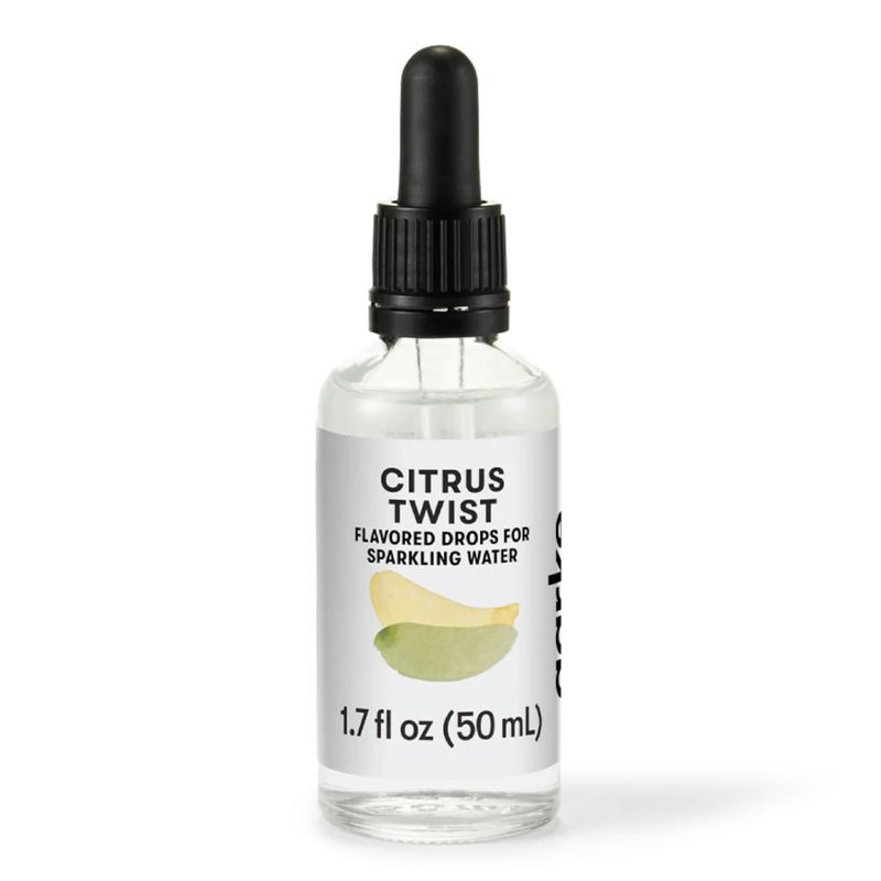 aarke Flavor Drops for Sparkling and Carbonated Water, Zero-Sugar and Dye Free, No Artificial Sweeteners, Zero Calories, Natural Flavors, Bottle Capacity 50 mL / 1.7 fl oz (Citrus Twist)