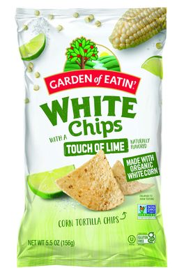 Garden of Eatin&#39; Tortilla Chips, Lime, White Chips with a Touch of Lime, 5.5 oz (Pack of 12)