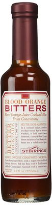 Stirrings Blood Orange Cocktail Bitters and Pure Cane Simple Syrup Cocktail Mixer 12 ounce bottle ( Variety Pack)