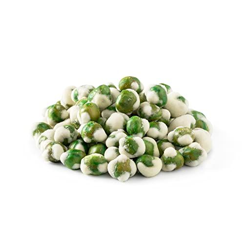 NUTS U.S. - Wasabi Coated Green Peas | Vegan | Premium Quality | Crunchy &amp; Spicy Roasted Flavor | Packed in a Resealable Bag!!! (3 LBS)
