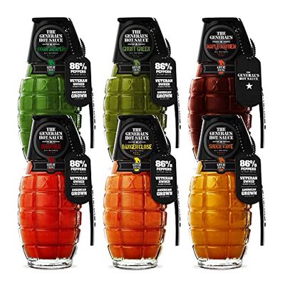 The General&#39;s Hot Sauce - Super 6 Pack of Sauces
