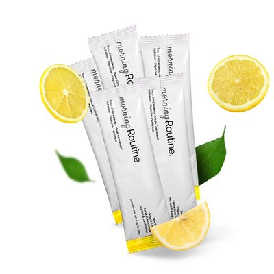 ROUTINE Morning Daily Hydration | Electrolyte Powder Packets with Apple Cider Vinegar, Lemon and Sea Salt | Hydrate Powder | Keto &amp; Paleo Electrolytes Hydration, Sugar Free (10 Packets)