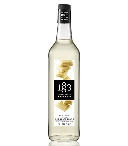 1883 Maison Routin - White Chocolate Syrup - Glass Bottle - 1 Liter