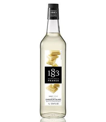 1883 Maison Routin - White Chocolate Syrup - Glass Bottle - 1 Liter