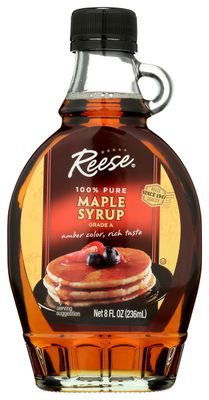 Reese 100% Pure Maple Syrup 8oz (Pack of 1)