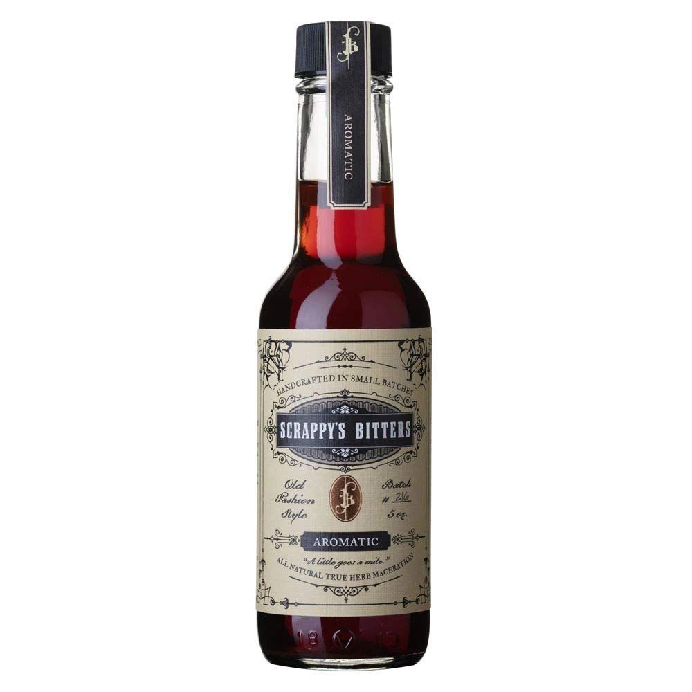 Scrappy&#39;s Bitters - Aromatic, 5 oz - Organic Ingredients, Finest Herbs &amp; Zests, No Extracts, Artificial Flavors, Chemicals or Dyes. Made in the USA!