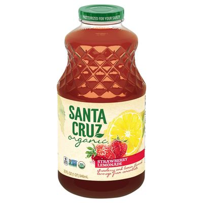 Santa Cruz Organic Strawberry Lemonade, 32 Ounces