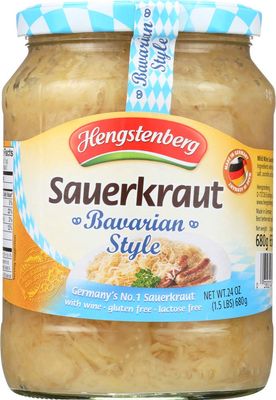 Hengstenberg (NOT A CASE) Bavarian Style Sauerkraut with Wine