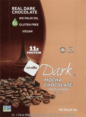 NUGO Chocolate Mocha Bar Case, 1.76 OZ