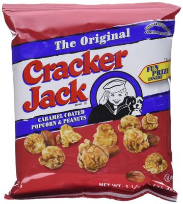 Cracker Jack Caramel Coated Popcorn &amp; Peanuts 1.25 Oz. Bags (7 Bags)