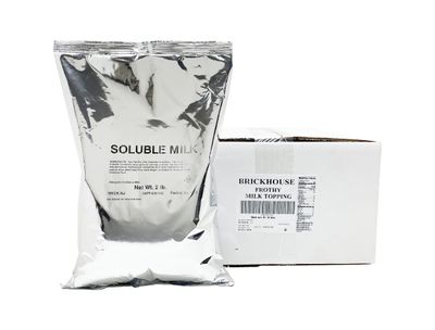 Brickhouse Frothy Milk Topping (Soluble Milk), 6/2lb Bags