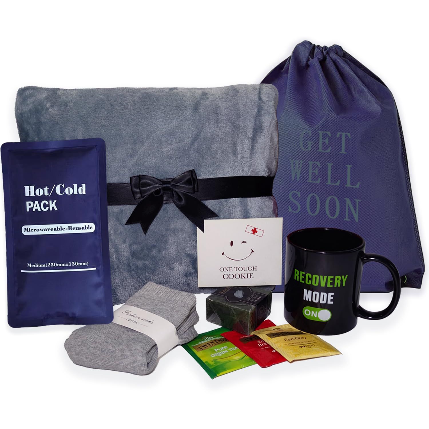 Andwarmth Get Well Soon Gifts for Men-Get Well Gifts for Men After Surgery and Care Package for Men-Get Well Soon Basket-Care Package for Sick Friend-Surgery Recovery Gifts