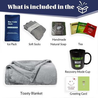 Andwarmth Get Well Soon Gifts for Men-Get Well Gifts for Men After Surgery and Care Package for Men-Get Well Soon Basket-Care Package for Sick Friend-Surgery Recovery Gifts
