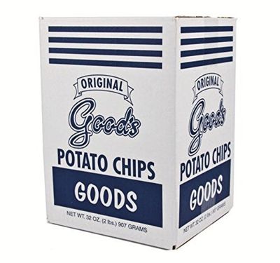 Good&#39;s Potato Chips (Original Blue Bag, One 2 lb. Box)