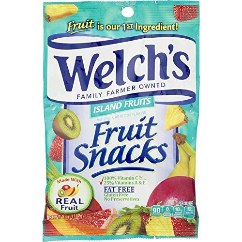 Welch&#39;s Fruit Snacks, Mixed Fruit, 5-Ounce Bags (Pack of 12)