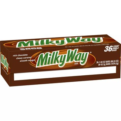 Milky Way Caramel Chocolate Full Size Candy Bars (1.84 Ounce 36 Count) (3 Pack)