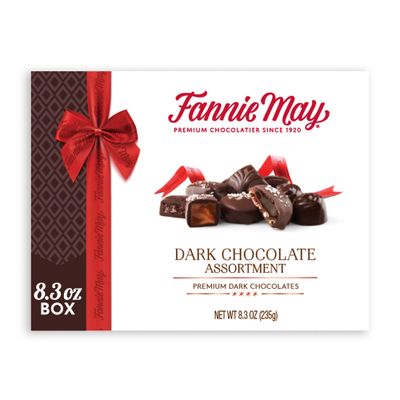 Fannie May, Milk and Dark Chocolate Holiday Gifts, Assorted Chocolates, Chocolate Gift Box, 7 oz