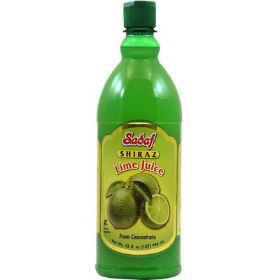 Sadaf Lime Juice - Lime Juice Concentrate - Shiraz - Lime Juice for Cooking and Food Flavoring - Kosher - 32 Oz Bottle