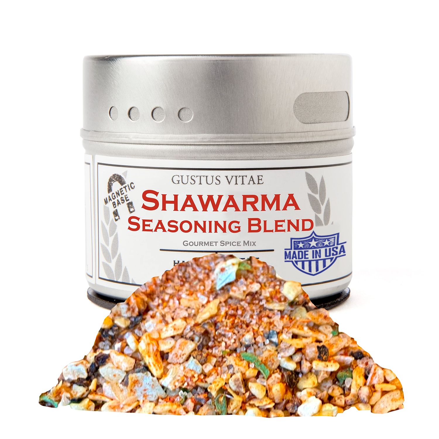 Shawarma Seasoning - Gourmet Spice Mix - All Natural Blend - Non GMO - Handcrafted - Small Batch - Artisanal - Made in USA - Gustus Vitae - #22