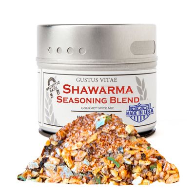 Shawarma Seasoning - Gourmet Spice Mix - All Natural Blend - Non GMO - Handcrafted - Small Batch - Artisanal - Made in USA - Gustus Vitae - #22