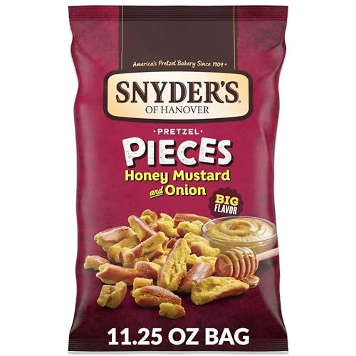 Snyder&#39;s of Hanover Pretzel Pieces, Honey Mustard and Onion, 11.25 Oz