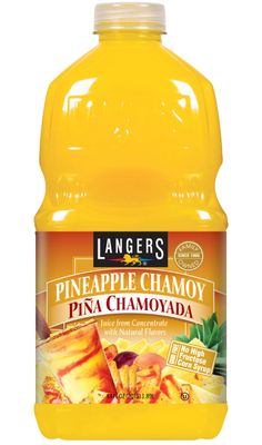 Langers Pineapple Chamoy, Pia Chamoyada, Juice Cocktail, 64oz