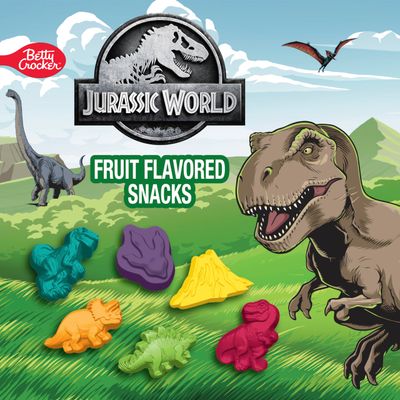 Jurassic World Fruit Flavored Snacks, Treat Pouches, Gluten Free Snack, 10 Ct, 8 oz