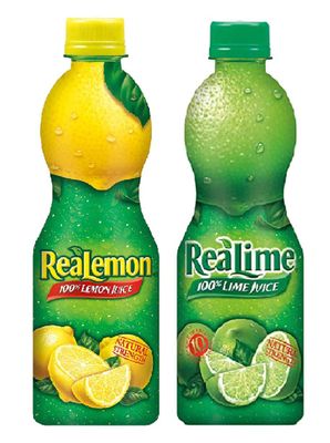 ReaLemon ReaLime 100% Lemon Lime Juice, 8 Fluid Ounce Bottle (1 Lemon/ 1 Lime, 2 Bottles)