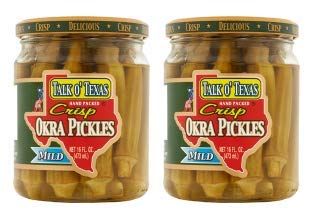 Talk O Texas Okra Pickled Mild (Pack of 2)