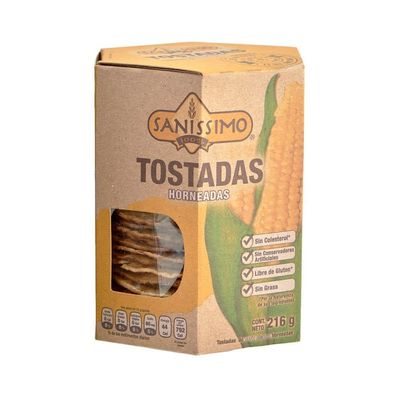 Sanissimo Tostadas de maz horneadas al horno (paquete de 2)