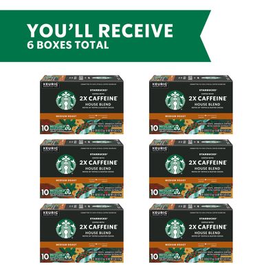 Starbucks K-Cup Coffee Pods, Toffeenut Naturally Flavored Coffee For Keurig Coffee Makers, 100% Arabica, 6 Boxes (60 Pods Total)
