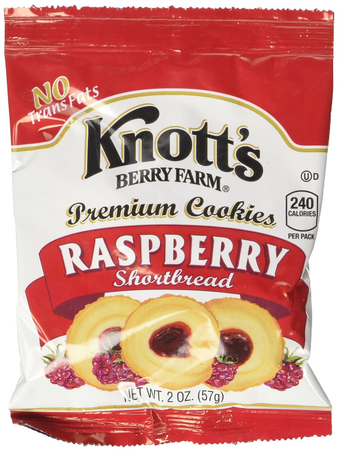 Knott&#39;s Berry Farm Raspberry Shortbread -36/2oz