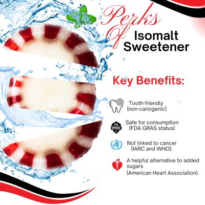 Sweetaholic Sugar Free Starlight Peppermint Candy | 5 Pound (400 Pcs Approx) | MADE IN USA | Individually Wrapped | Bulk Hard Candy | Kosher, Low Calories | Best for Parties, Event