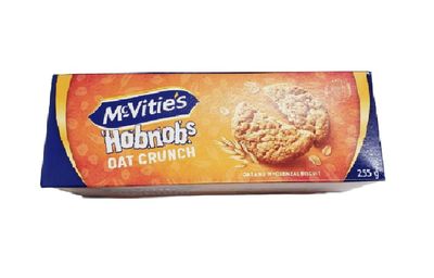 McVities Hobnobs Oat Crunch Box 255g (Pack of 2)
