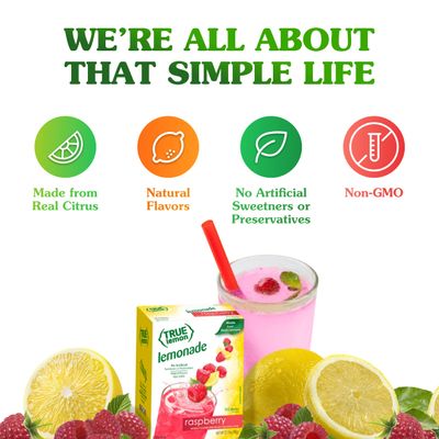 True Lemon Raspberry Lemonade 30 ct
