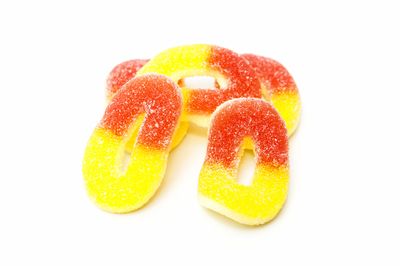 Yupik Gummy Sour Peach Rings, 2.2 lb, Gluten-Free, Fruity Peach Flavor, Sugary Coating, Chewy Gummies, Fun Treat, Sweet Candy, Delicious Snack, Ideal for Gifting, Holidays &amp; Baking