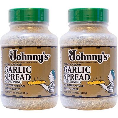 Johnny&#39;s Garlic Spread &amp; Seasoning, 18 Oz (Pack of 2)
