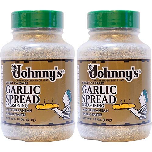Johnny&#39;s Garlic Spread &amp; Seasoning, 18 Oz (Pack of 2)