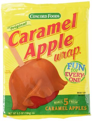 Concord Confections Caramel Apple Wrap, 5 Count